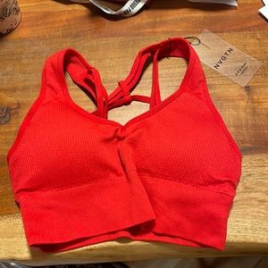 Brand new NVGTN small seamless galaxy ribbed sports bra